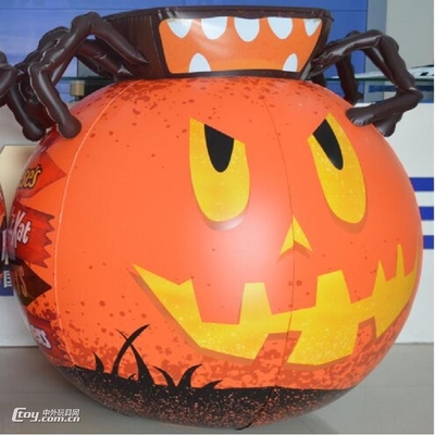 工廠定制充氣南瓜 萬(wàn)圣節(jié)充氣擺件兒童充氣玩具